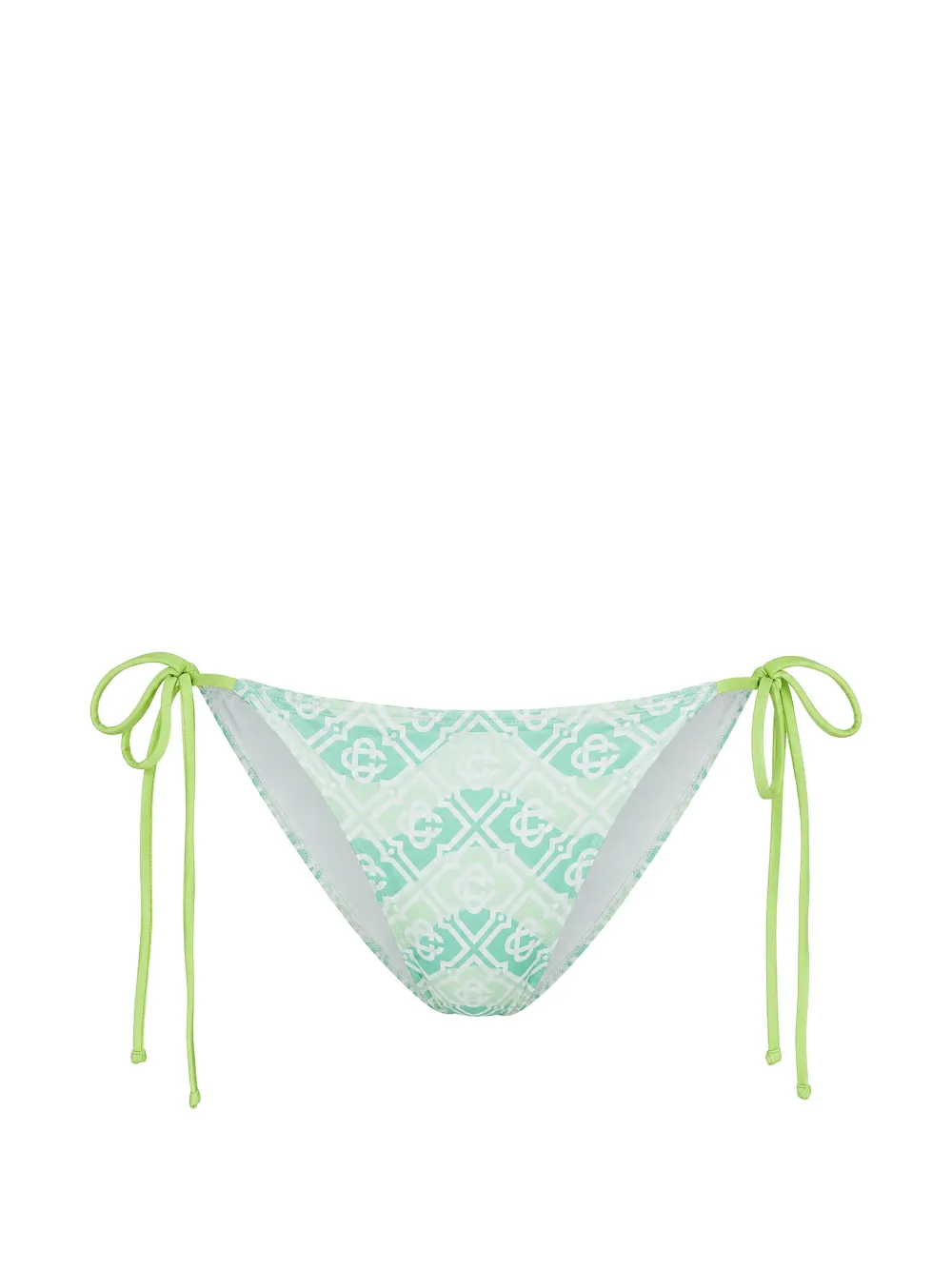 Casablanca side-tie bikini bottoms - Grün