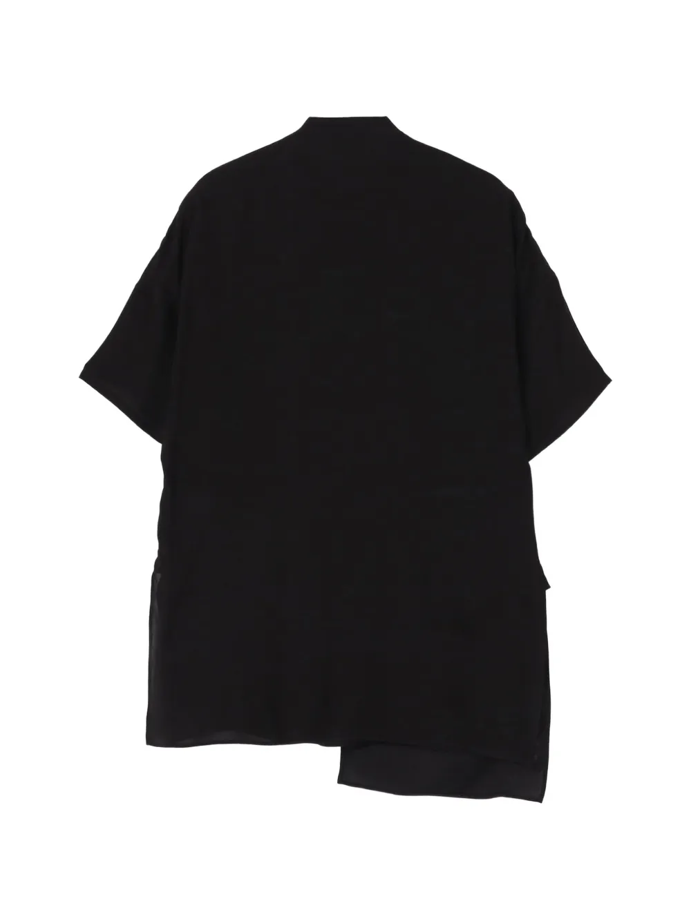 Yohji Yamamoto Overhemd met tekst Zwart