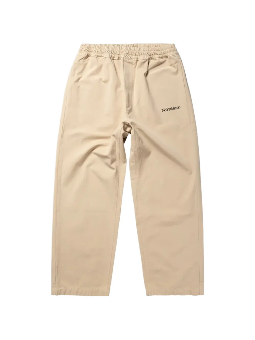 NO PROBLEMO Pantaloni con logo - Toni neutri