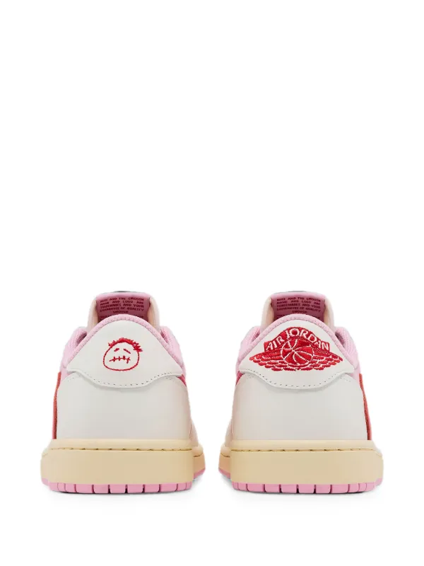 Jordan x Travis Scott Air Jordan 1 Low OG lace-up Sneakers | Pink