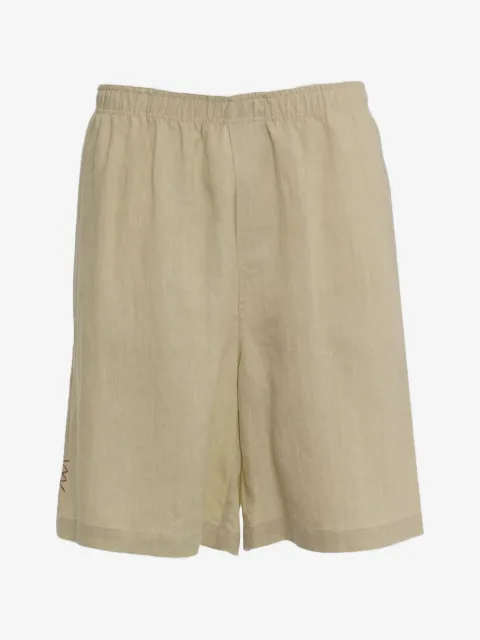 AMARANTO embroidered-logo straight-leg shorts