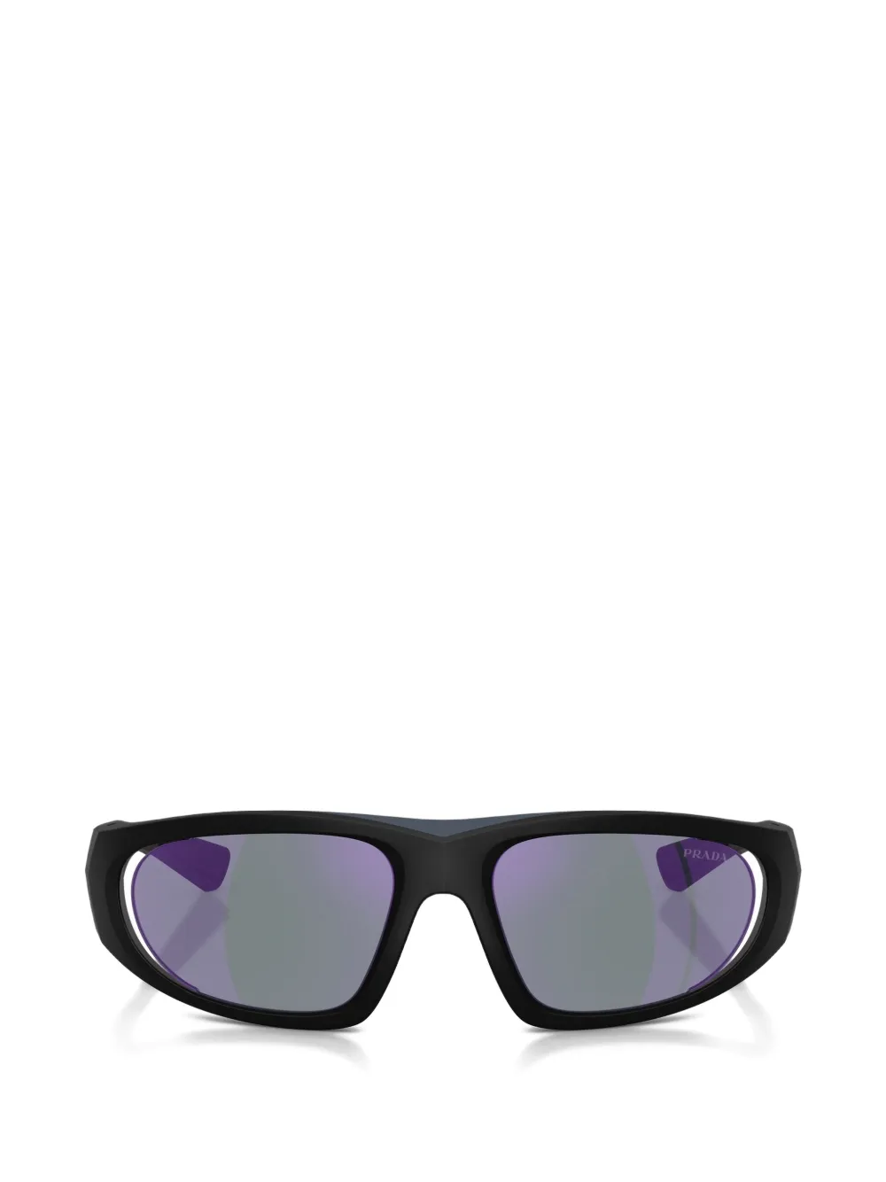 Prada Eyewear Linea Rossa geometric-frame sunglasses - Nero