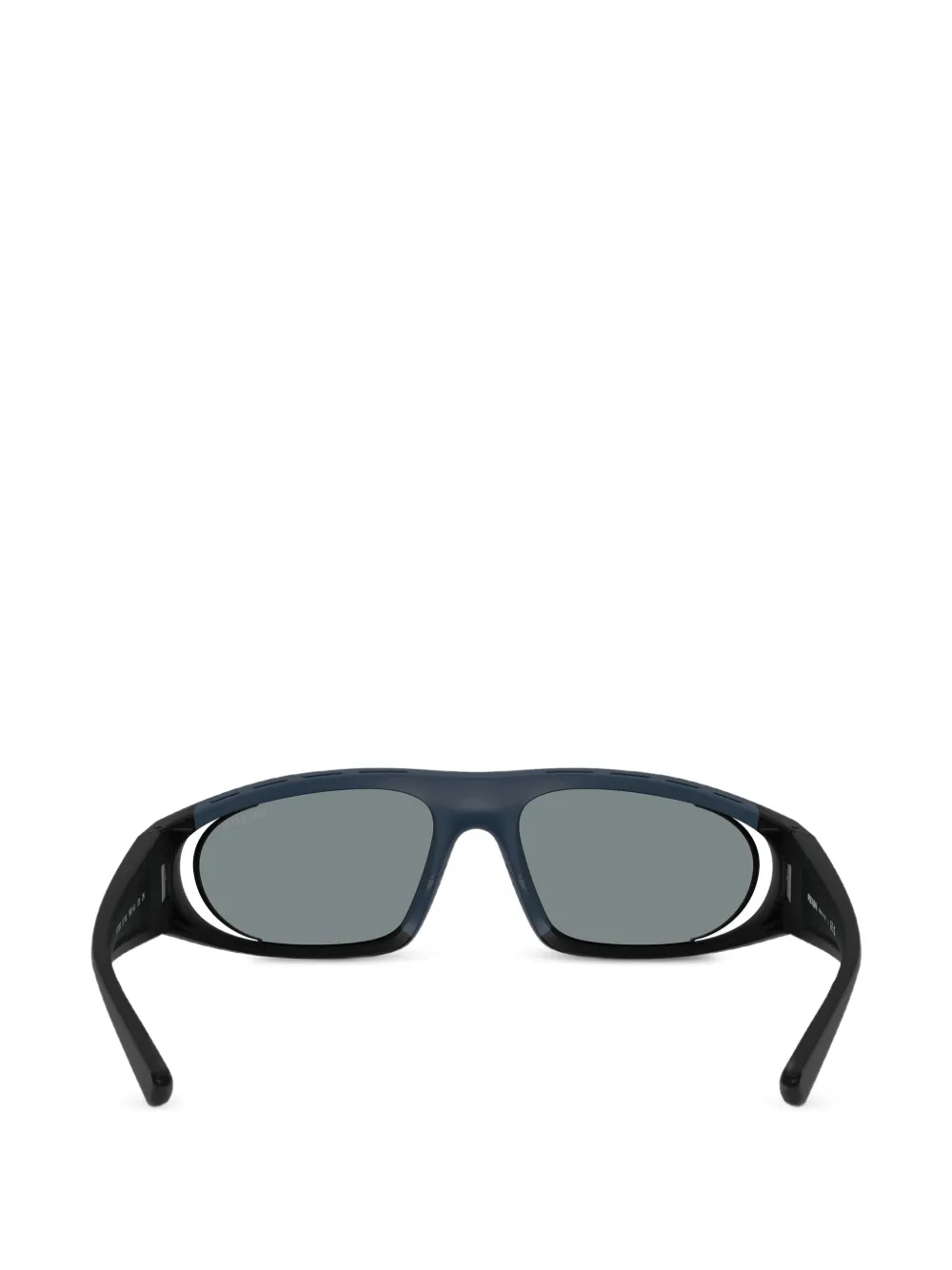Prada Eyewear Linea Rossa zonnebril met geometrisch montuur Zwart