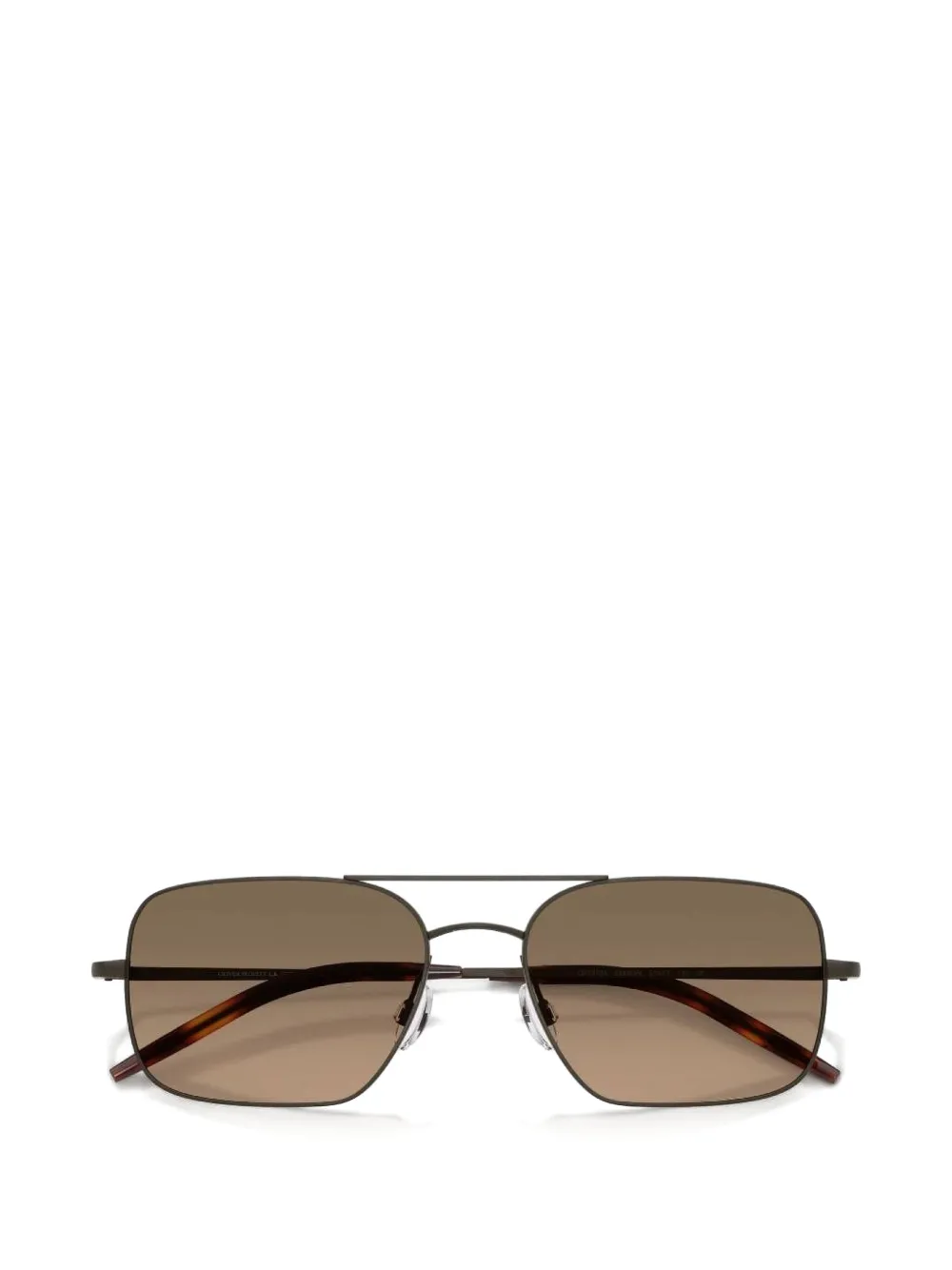 Oliver Peoples Victory II zonnebril met rechthoekig montuur Grijs