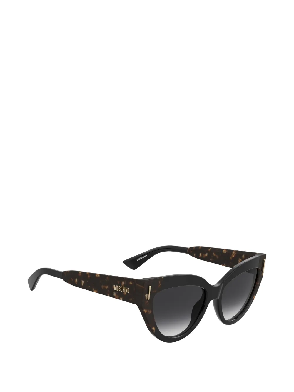 Moschino Eyewear Zonnebril met schildpadschild-design Zwart