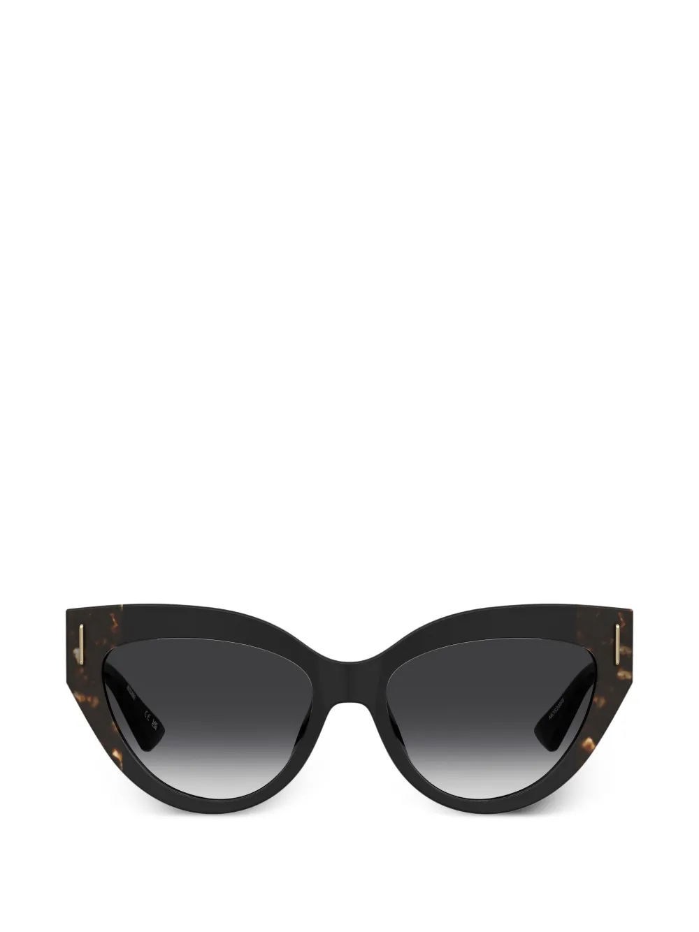 Moschino Eyewear tortoiseshell-effect cat-eye sunglasses - Nero