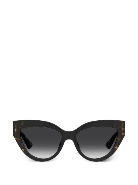 Moschino Eyewear tortoiseshell-effect cat-eye sunglasses