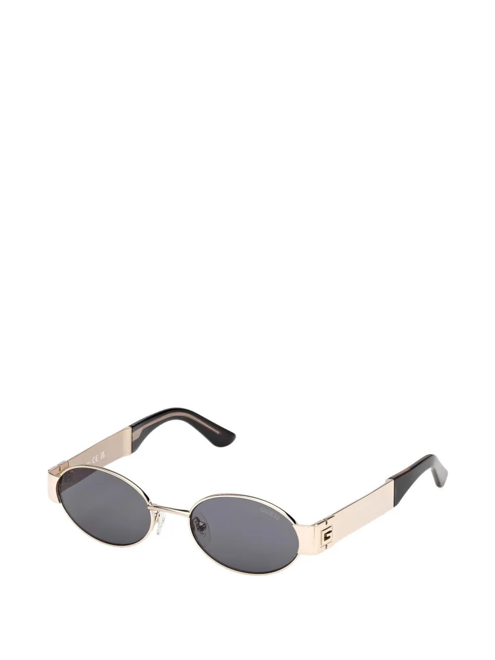 GUESS EYEWEAR Zonnebril met ovalen montuur Goud