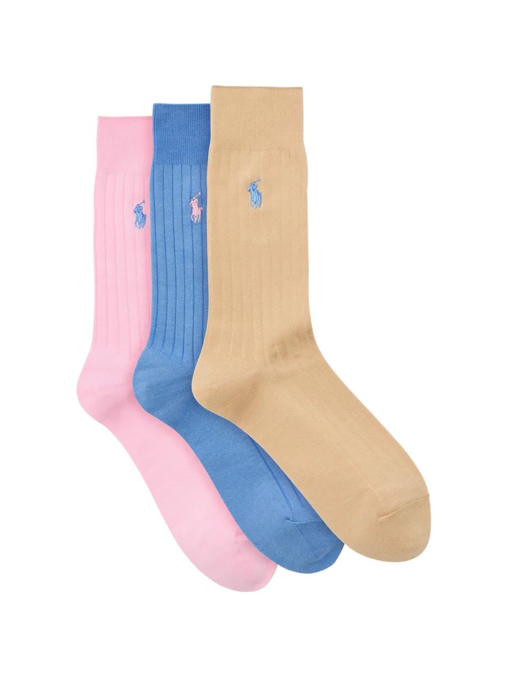 Polo Ralph Lauren Polo Pony ribbed-knit socks - Blau