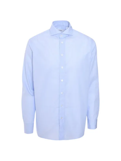 Lardini spread-collar shirt