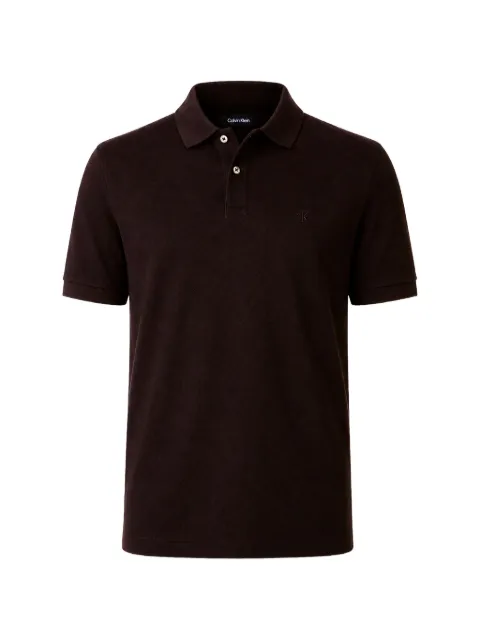 Calvin Klein logo-embroidered polo shirt