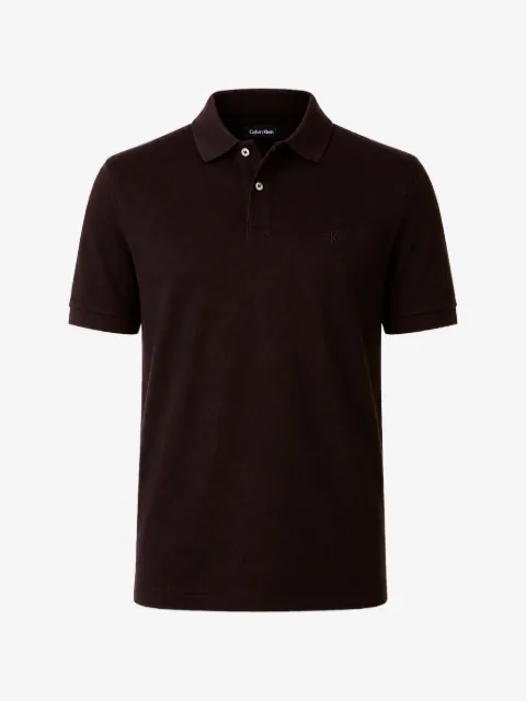 Calvin Klein logo-embroidered polo shirt