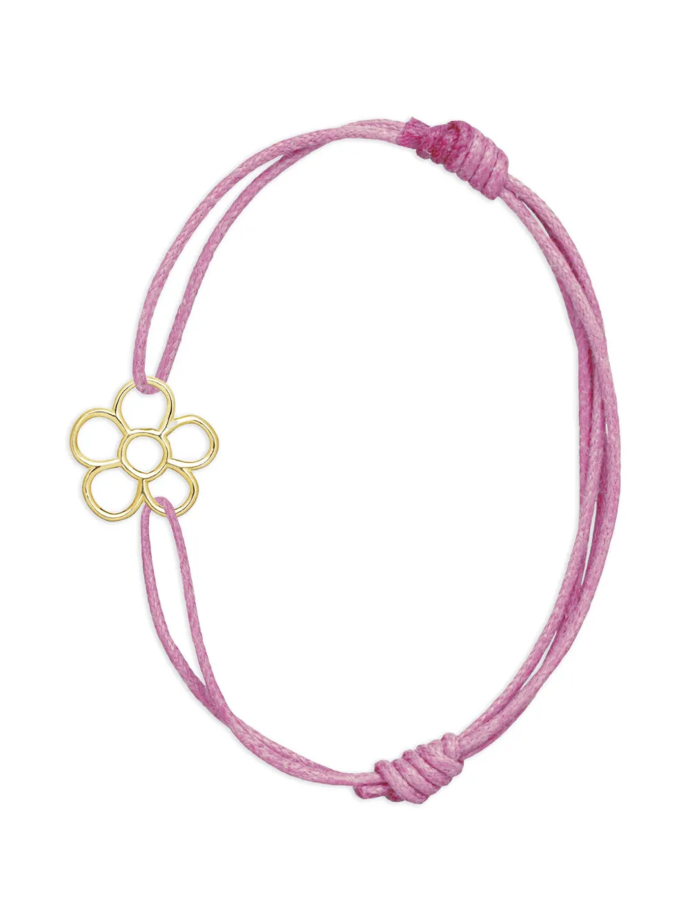 Aliita Florecita flower-charm cord bracelet - Oro