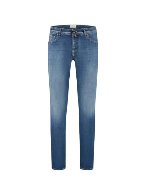 Jacob Cohën Bard logo-patch slim-fit jeans