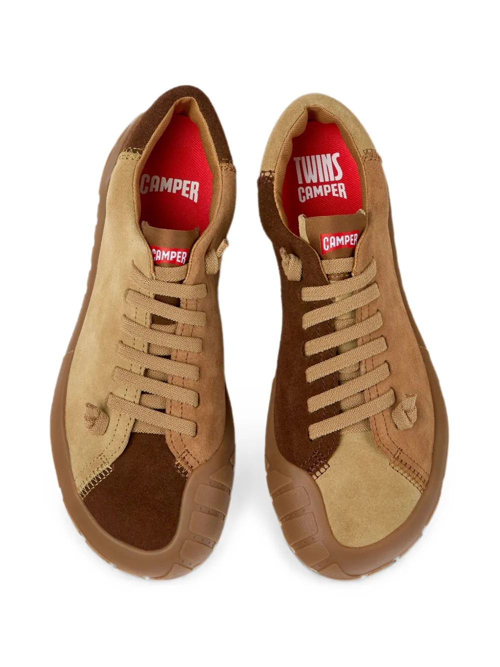 Camper Peu Path+ Twins suede sneakers Beige