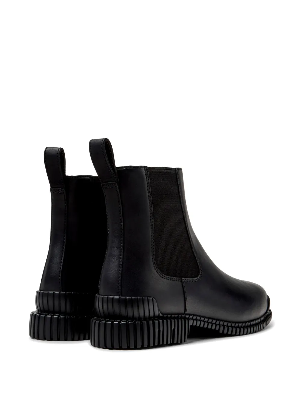 Camper Pix leather ankle boots Zwart