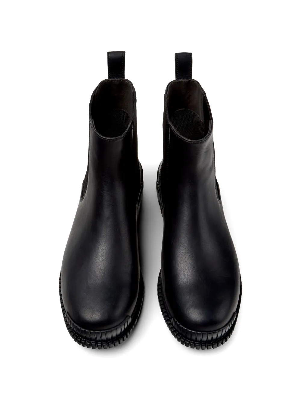 Camper Pix leather ankle boots Zwart