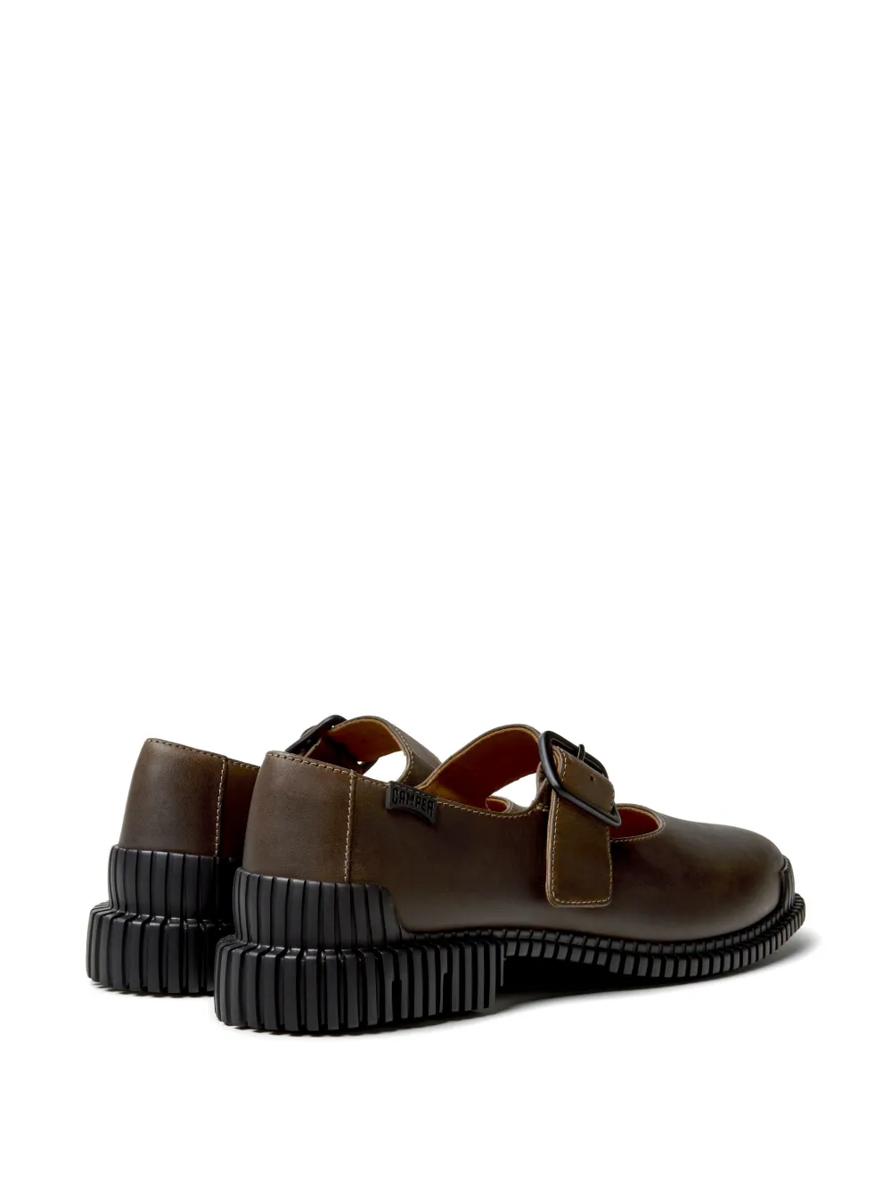 Camper Pix buckle-fastening leather ballet flats Bruin