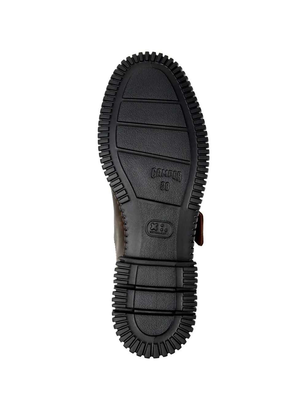 Camper Pix buckle-fastening leather ballet flats Bruin