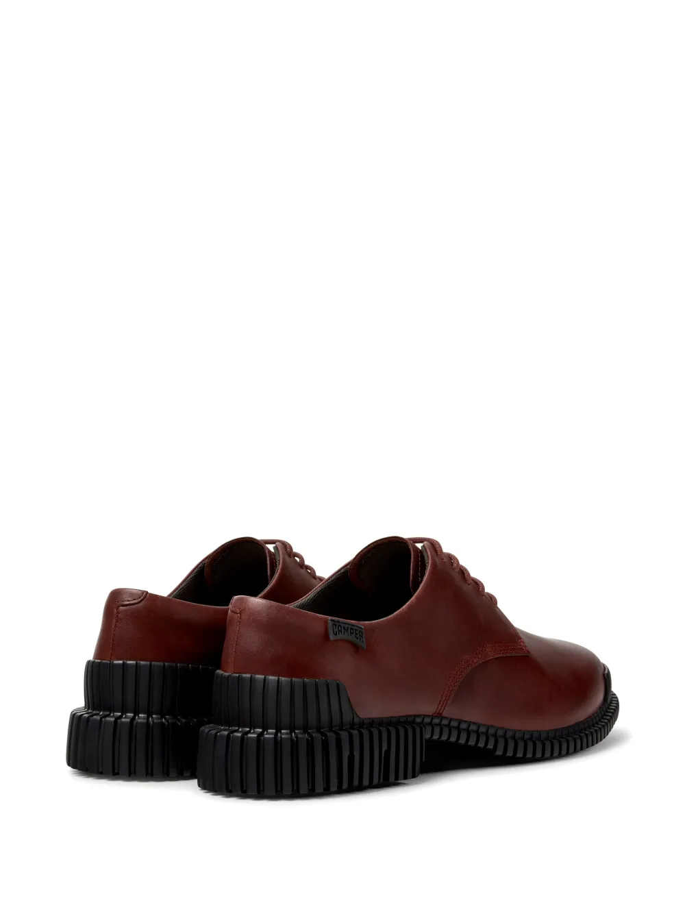 Camper Pix leather derby shoes Rood