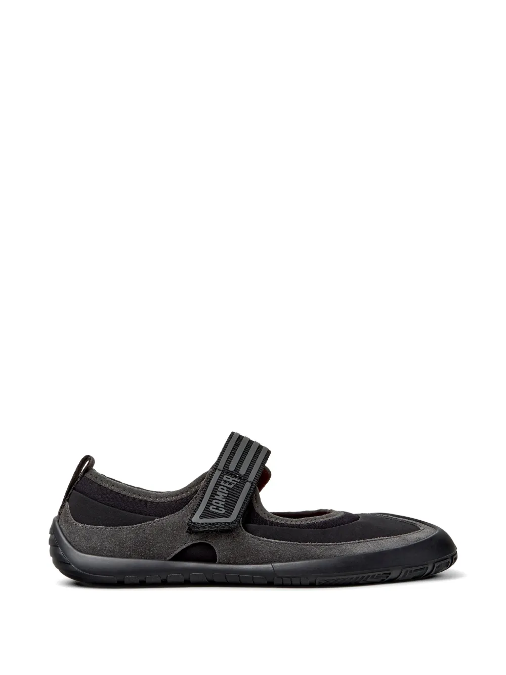Camper Peu Path touch-strap ballet flats Zwart