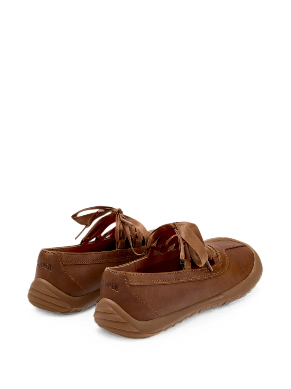 Camper Peu Path+ lace-up ballet flats Bruin