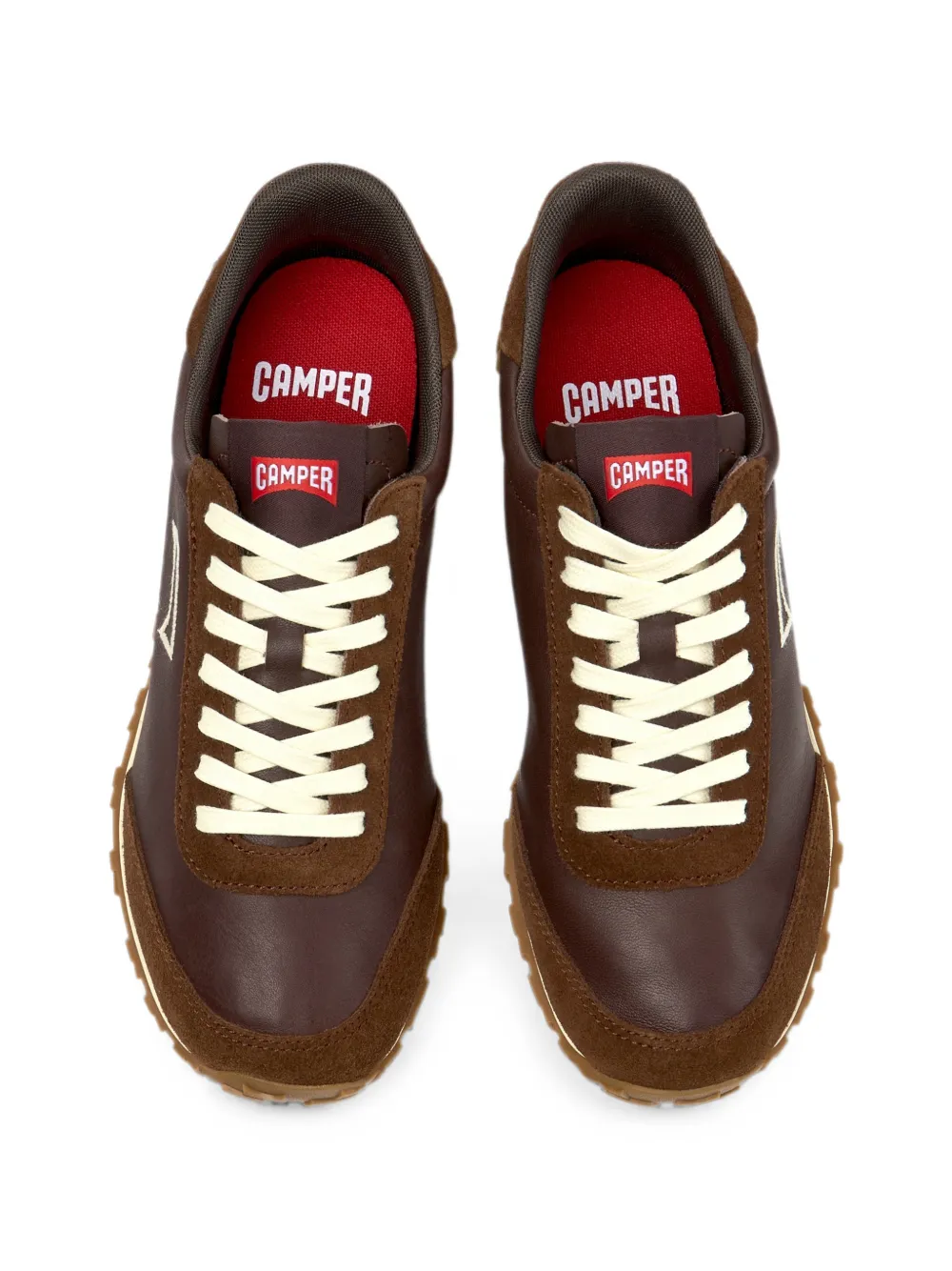 Camper Drift Walk leather sneakers Bruin