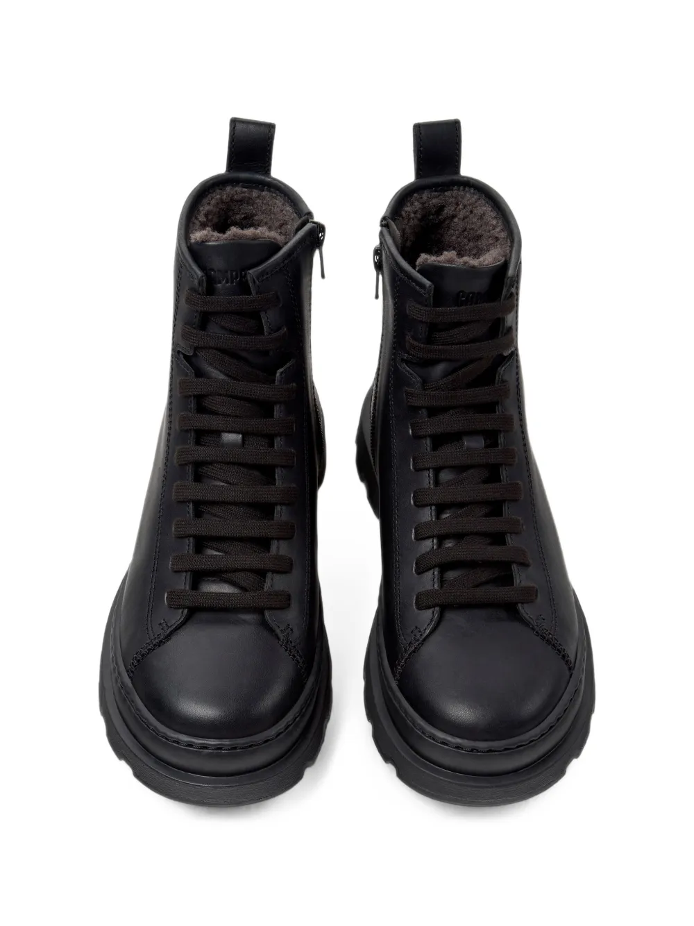 Camper Brutus lace-up boots Zwart