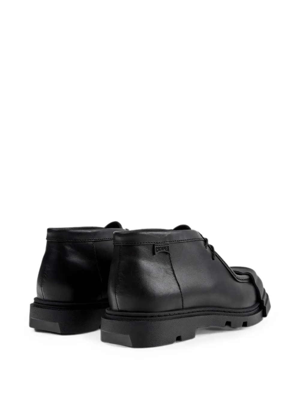 Camper Junction leather ankle boots Zwart