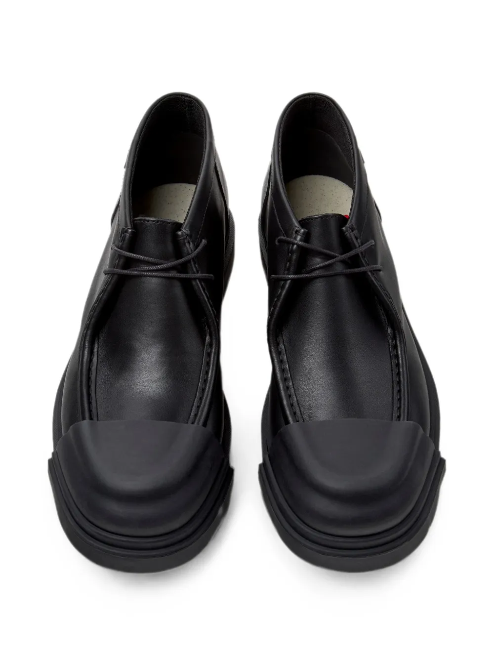 Camper Junction leather ankle boots Zwart