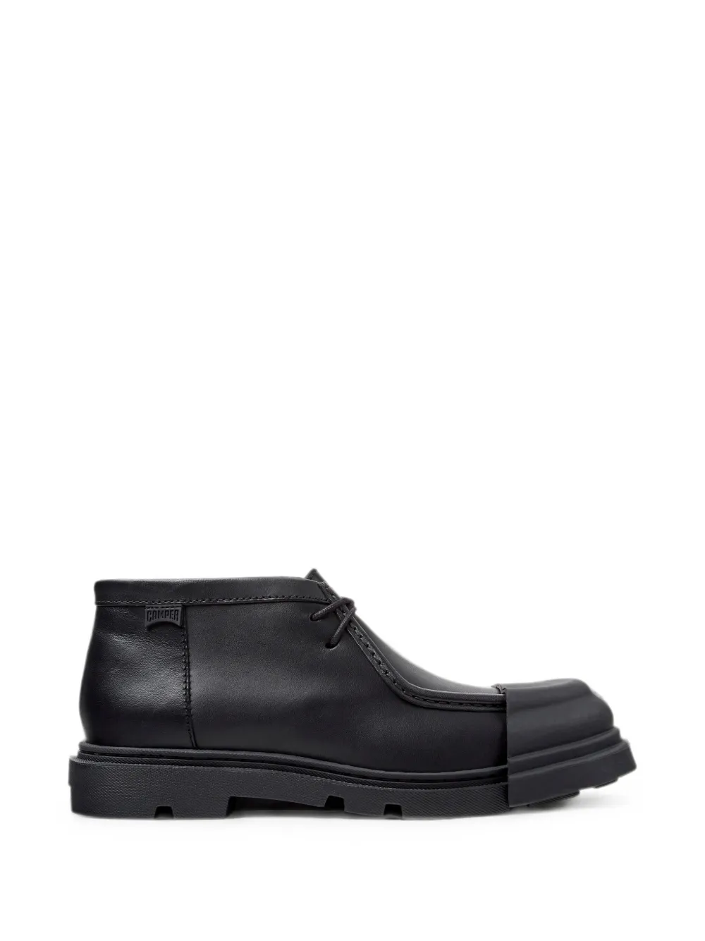 Camper Junction leather ankle boots Zwart
