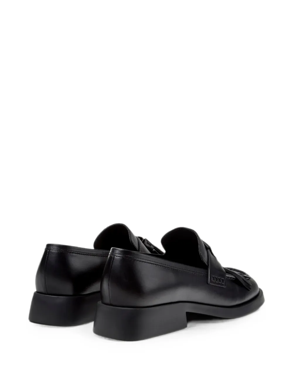 Camper Twins fringed-tassel loafers Zwart