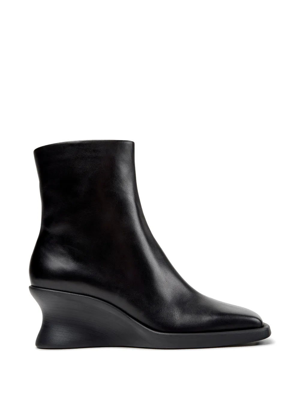 Camper Louise wedge-heel ankle boots Zwart