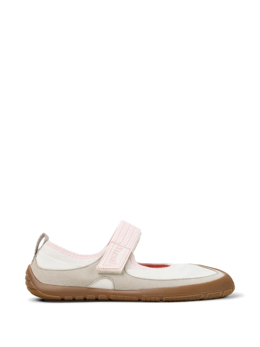 Camper Peu Path touch-strap ballet flats - Bianco