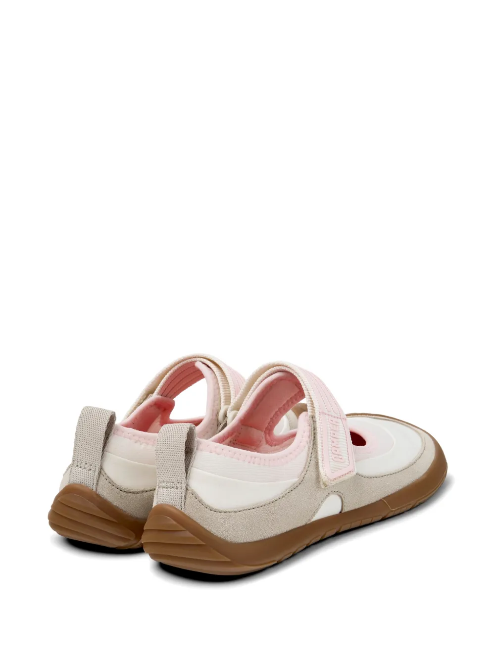 Camper Peu Path touch-strap ballet flats Wit