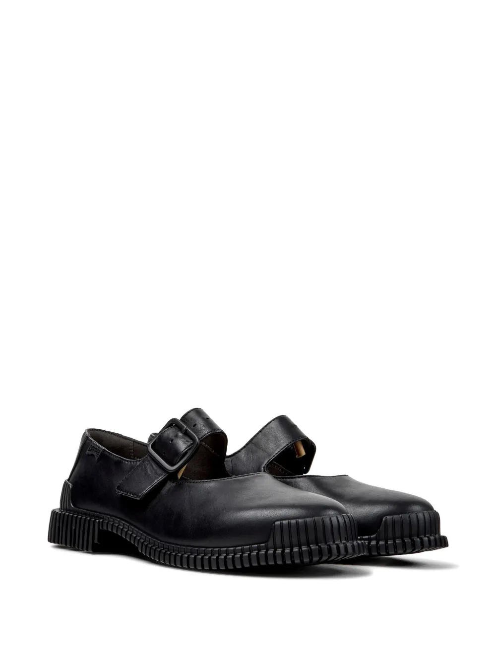 Camper Pix buckle-fastening leather ballet flats Zwart