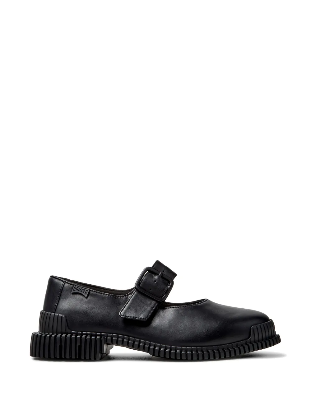 Camper Pix buckle-fastening leather ballet flats Zwart
