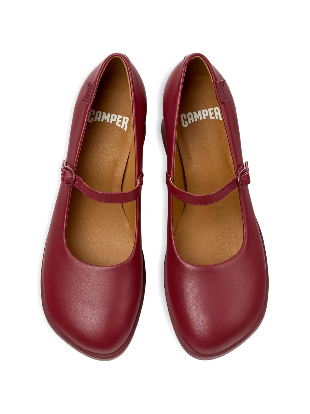 Camper Kora pumps met gespbandje Rood
