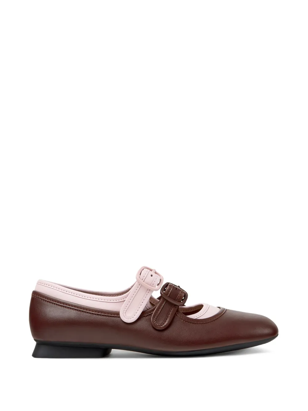 Camper Casi Myra double-strap ballet flats - Marrone