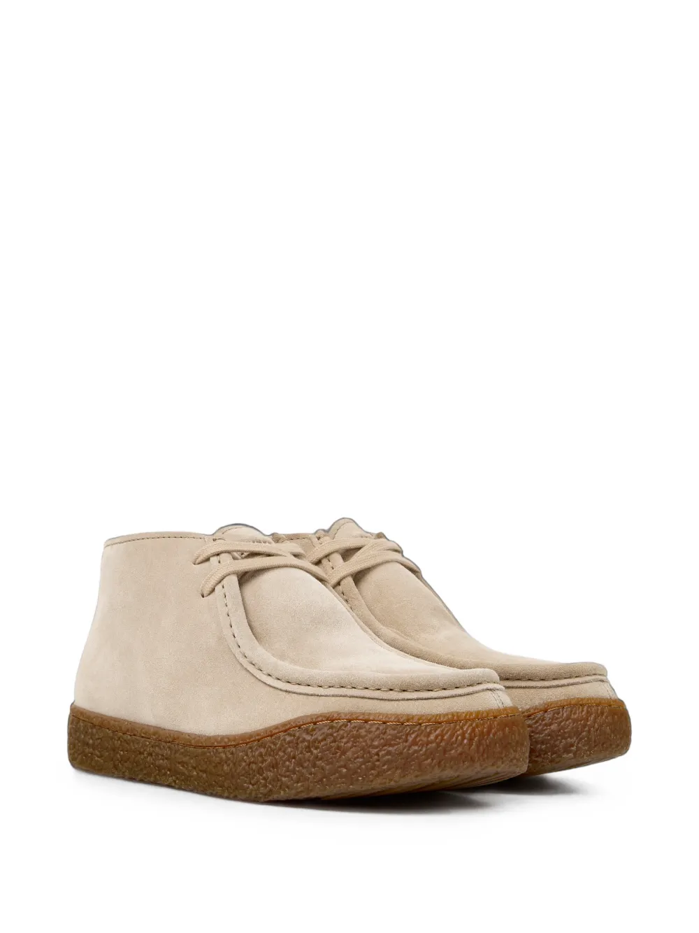 Camper Peu Terreno leather ankle boots Beige