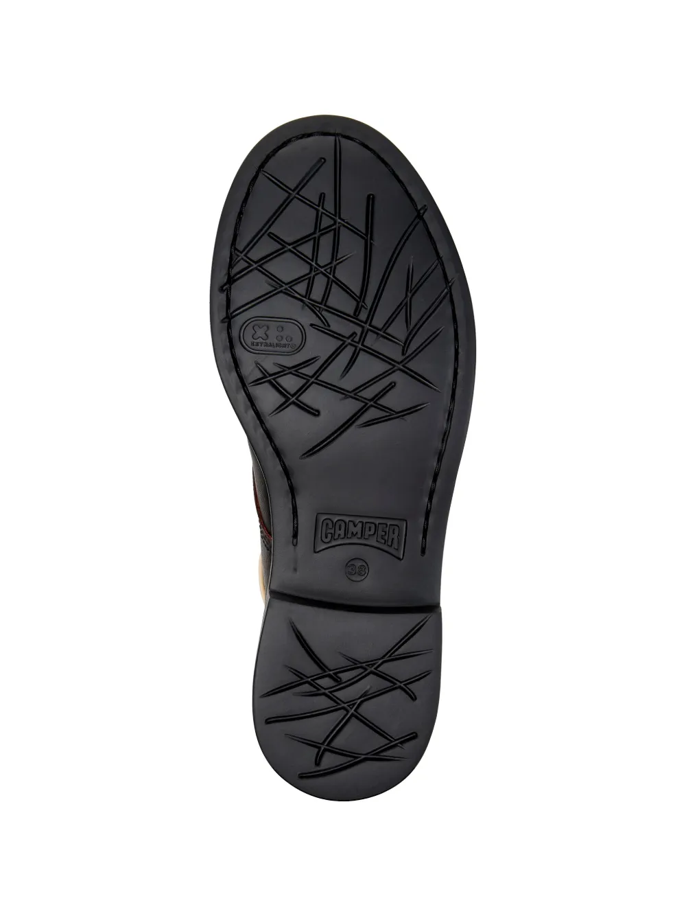 Camper Dean leren Derby schoenen Bruin