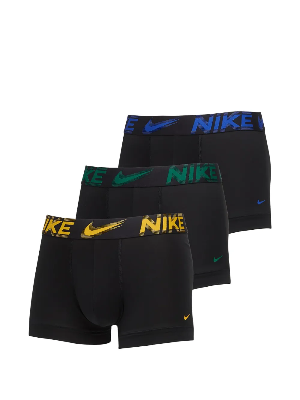 Nike logo-print boxers (set of three) - Nero