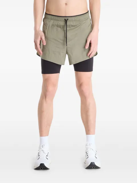 On  Performance Volt layered shorts