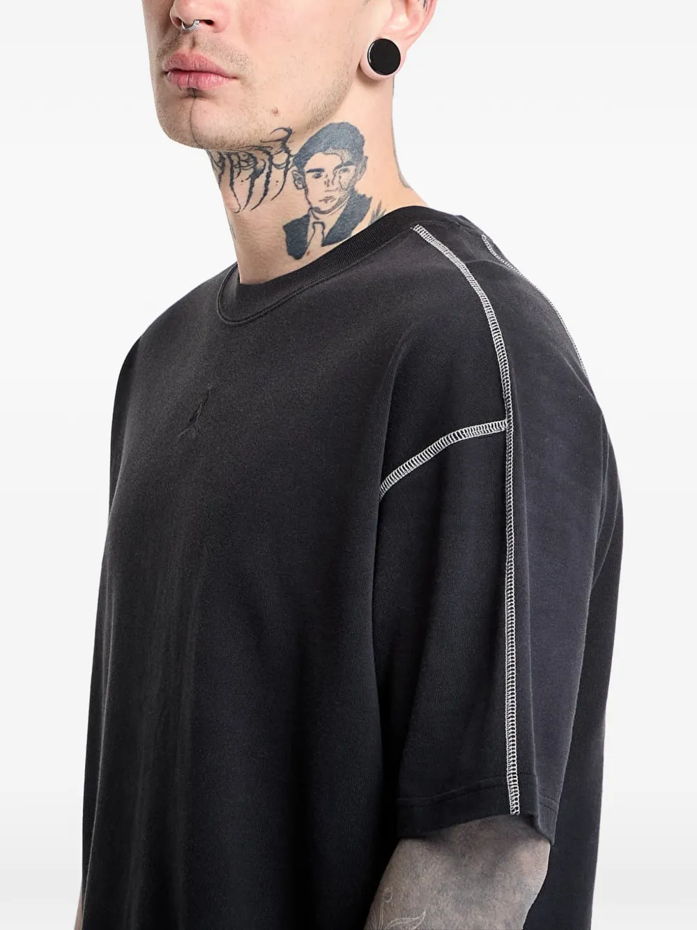 Jordan Flight T-shirt met contrasterend stiksel Zwart