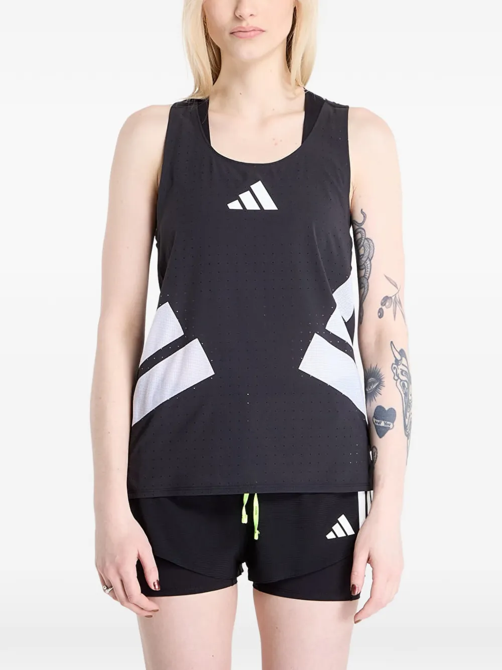 adidas Adizero Road To Records singlet - Schwarz