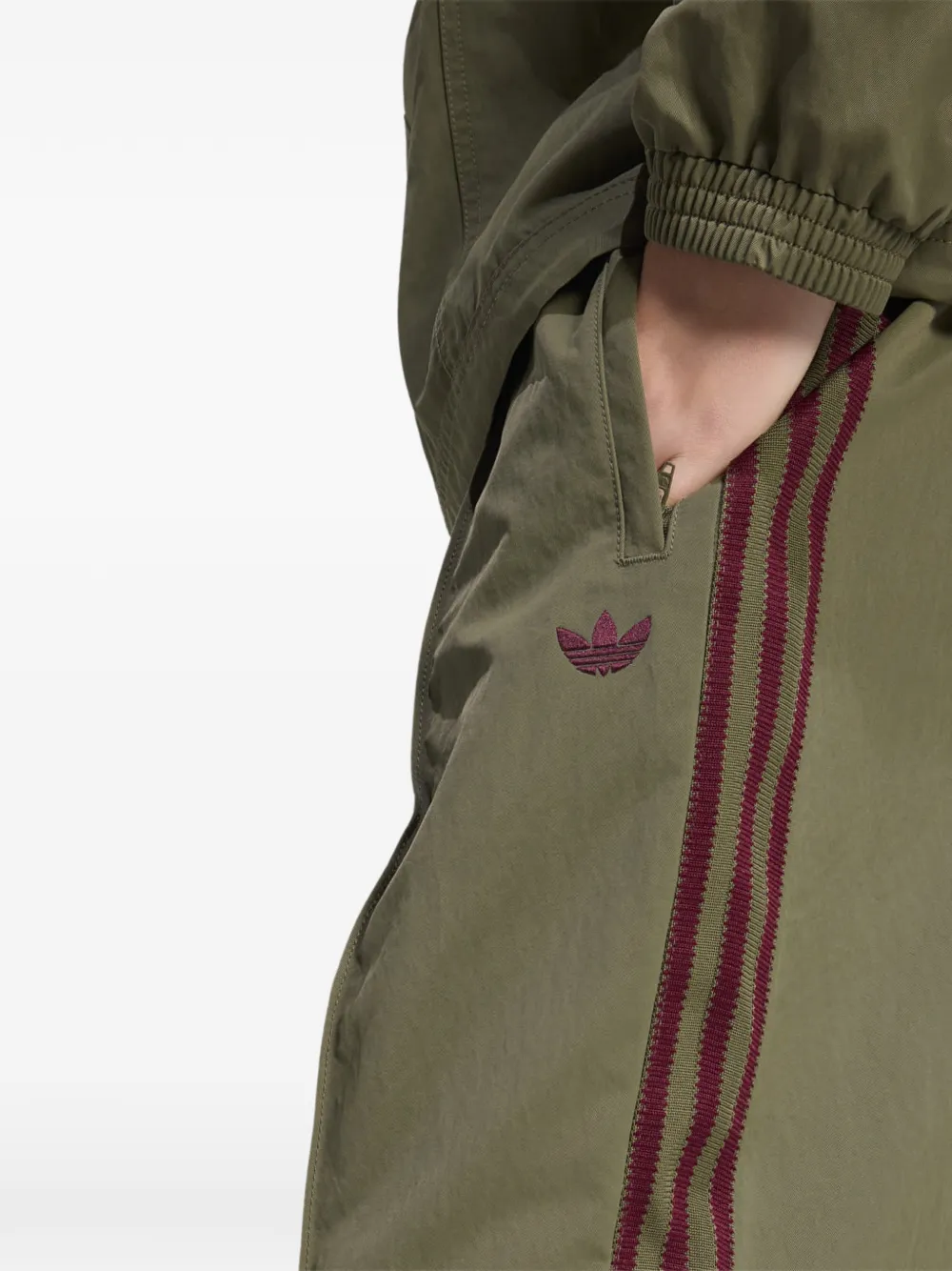 adidas Britcore trainingsbroek met zijstreep Groen