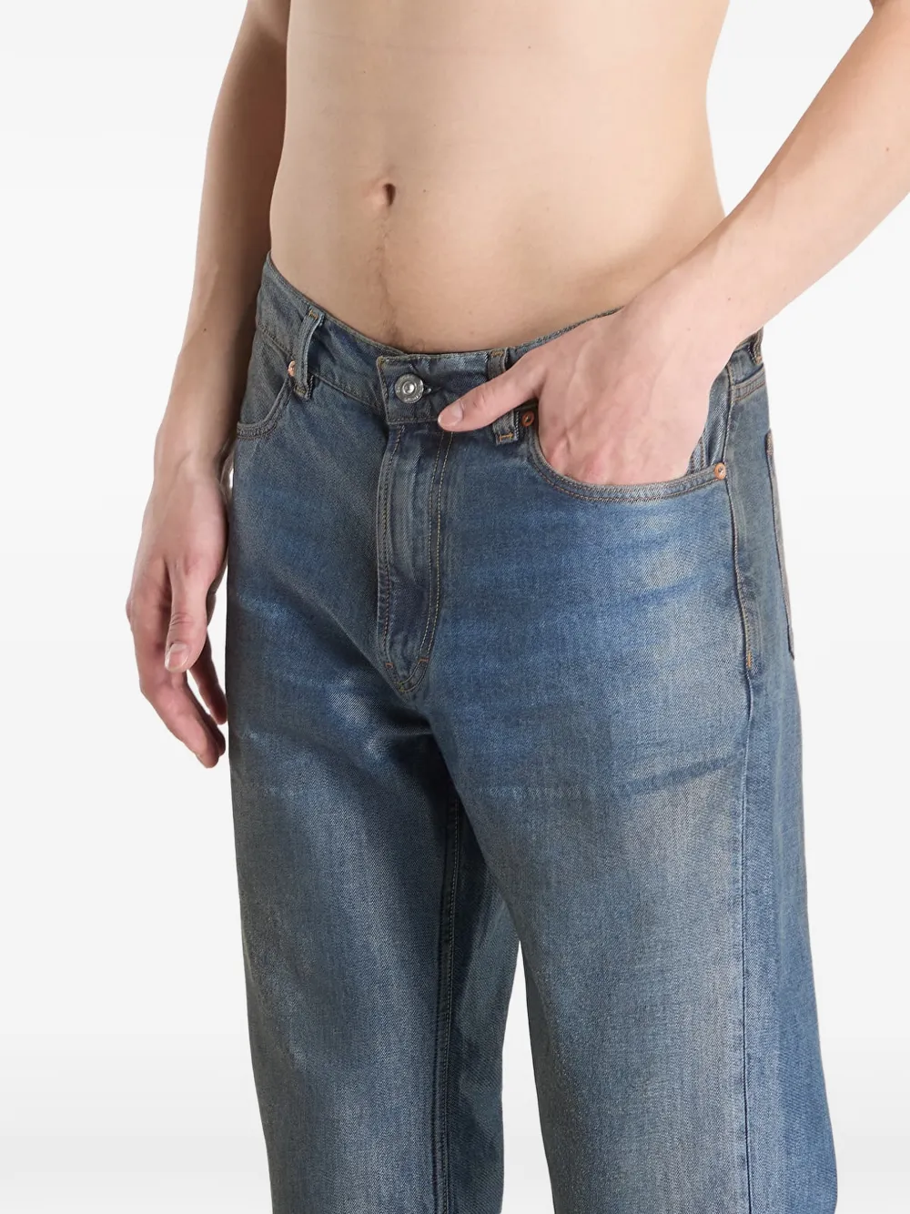 OUR LEGACY Carlson Cut jeans Blauw