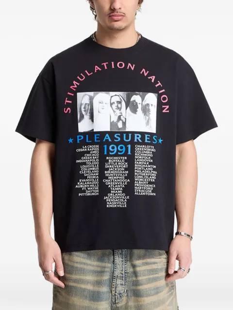 Pleasures Stimulation Nation graphic-print T-shirt