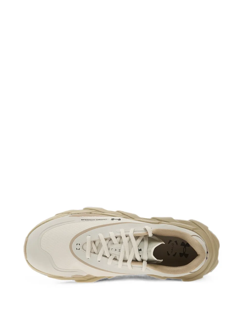 Under Armour Halo Runner SE lace-up sneakers Beige