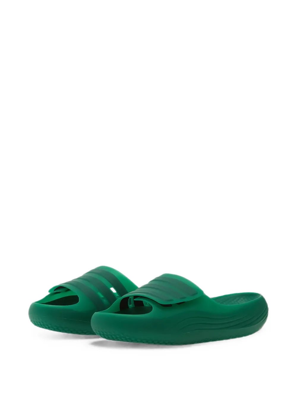 adidas Adislide touch-strap slides Groen